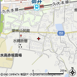 福岡県久留米市山川町140周辺の地図