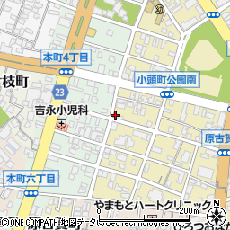 福岡県久留米市原古賀町21-25周辺の地図