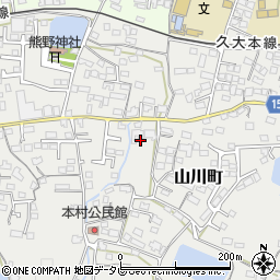 福岡県久留米市山川町696周辺の地図