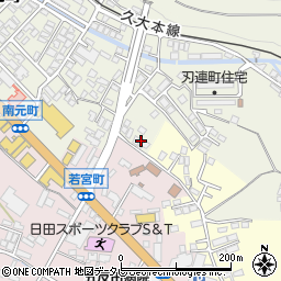 大分県日田市南元町349周辺の地図