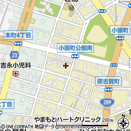 福岡県久留米市原古賀町21-39周辺の地図