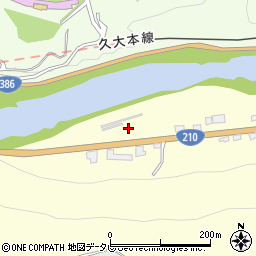 大分県日田市高井町347周辺の地図