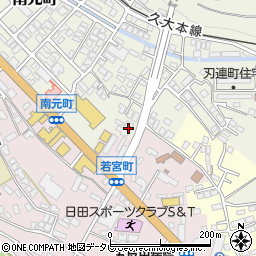 大分県日田市南元町336-2周辺の地図