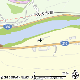 大分県日田市高井町345周辺の地図