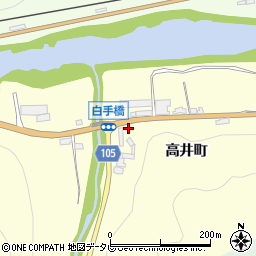 大分県日田市高井町93周辺の地図