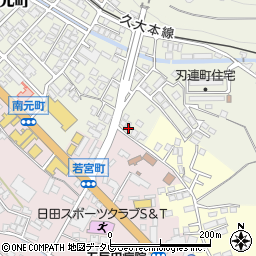 大分県日田市南元町349-1周辺の地図