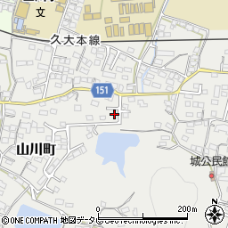 福岡県久留米市山川町723周辺の地図