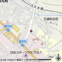 大分県日田市南元町360-1周辺の地図