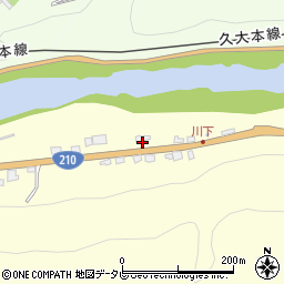 大分県日田市高井町295周辺の地図