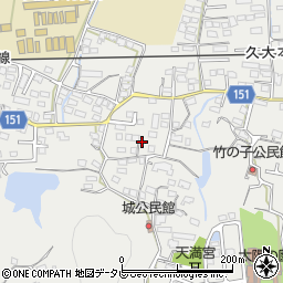 福岡県久留米市山川町891-14周辺の地図