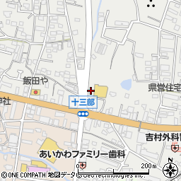 調剤薬局ツルハドラッグ久留米合川店周辺の地図