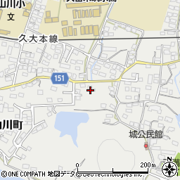 福岡県久留米市山川町878周辺の地図