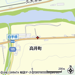 大分県日田市高井町31周辺の地図
