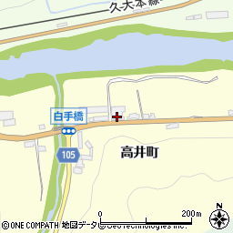 大分県日田市高井町72周辺の地図