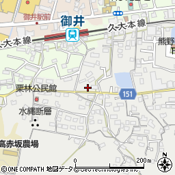 福岡県久留米市山川町1349周辺の地図