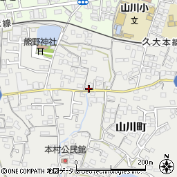 福岡県久留米市山川町1283周辺の地図