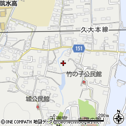 福岡県久留米市山川町1157周辺の地図