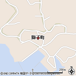 長崎県平戸市獅子町周辺の地図