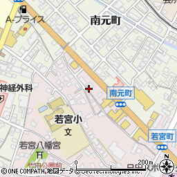 シャトレーゼ　日田若宮店周辺の地図