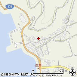 愛媛県宇和島市吉田町白浦122周辺の地図