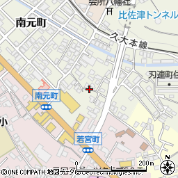 大分県日田市南元町306周辺の地図