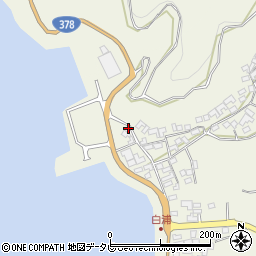 愛媛県宇和島市吉田町白浦95周辺の地図