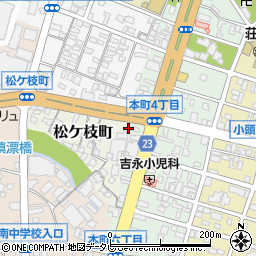 松本かまぼこ店周辺の地図