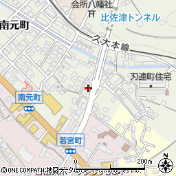 大分県日田市南元町309周辺の地図