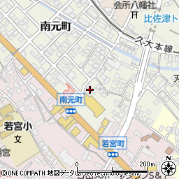 大分県日田市南元町318-3周辺の地図