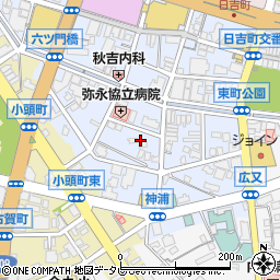 穴井アパート周辺の地図