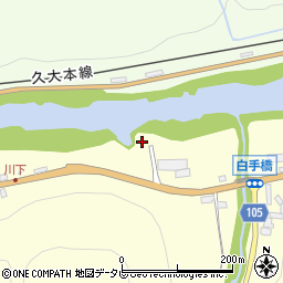 大分県日田市高井町214周辺の地図