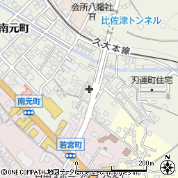 大分県日田市南元町309-1周辺の地図