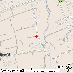 福岡県久留米市草野町吉木2142周辺の地図