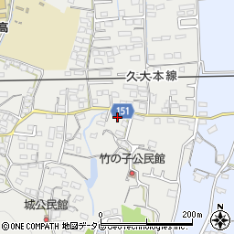 福岡県久留米市山川町1169周辺の地図