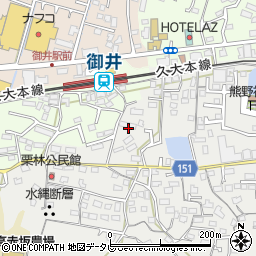 福岡県久留米市山川町1353周辺の地図