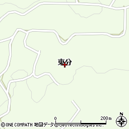 〒849-4264 佐賀県伊万里市山代町東分の地図