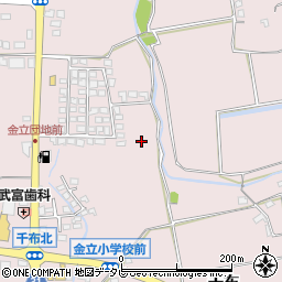 佐賀県佐賀市金立町周辺の地図