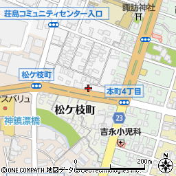 福岡県久留米市荘島町490周辺の地図