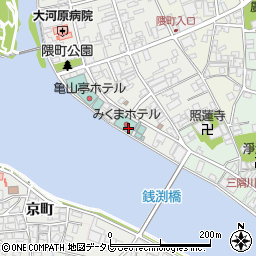 小京都の湯　みくまホテル周辺の地図