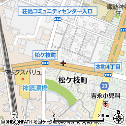福岡県久留米市荘島町472周辺の地図