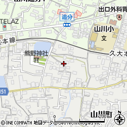 福岡県久留米市山川町1288周辺の地図