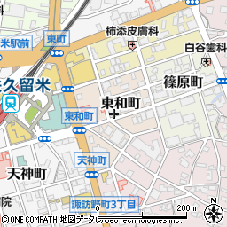 池坊三潴支部周辺の地図