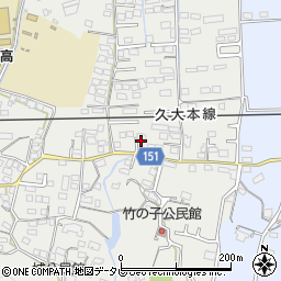 福岡県久留米市山川町1223周辺の地図