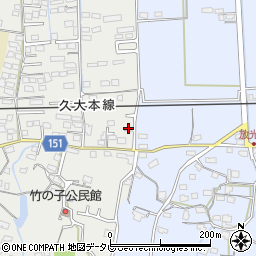 福岡県久留米市山川町1204周辺の地図