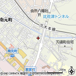 大分県日田市南元町216周辺の地図