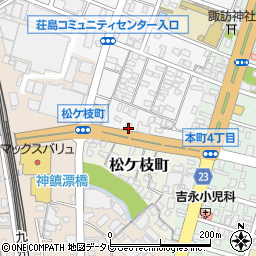 福岡県久留米市荘島町477周辺の地図