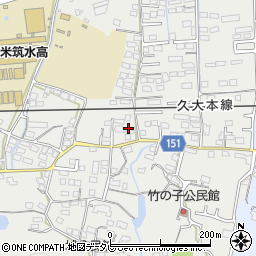 福岡県久留米市山川町1225周辺の地図