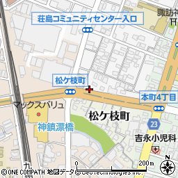 福岡県久留米市荘島町468周辺の地図