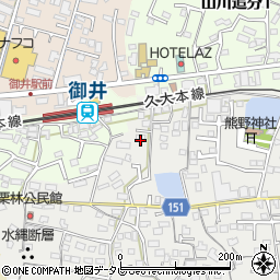 福岡県久留米市山川町1356周辺の地図