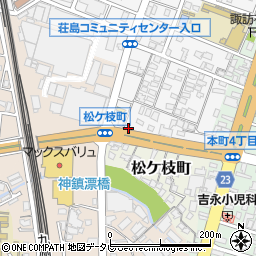 福岡県久留米市荘島町466周辺の地図